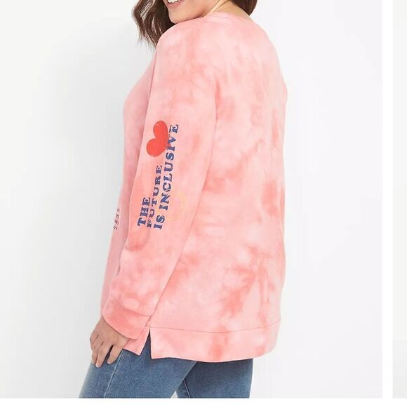 Lane Bryant Make People Feel Loved Today Graphic Sweatshirt Size NWT - Picture 11 of 17